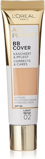 L'Oréal Paris Age Perfect BB Cream 02 Light Beige SPF 50 Hydrating Serum