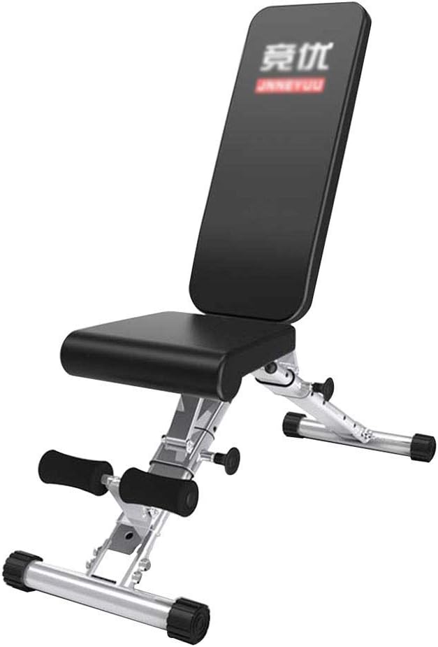 Fitness Benches YX Multifonctional Weight Bench - Adjustable Weight Bench - Foldable Workout Bench - Maximum Allowable Weight of 441 Pounds, Black