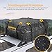 AUPERTO Rooftop Cargo Bag - 100% Waterproof 15 Cubic ft Roof Bag or Cars with Side Rails, Cross Bars or Rack
