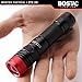 BOSTAC™ BTZ-20 Tactical Flashlight - Professional EDC by Boston Tactical with CREE XML2 U2 USA LED Bulb, 3,000 Effective Lumens, Zoomable Head, Sealed Against, USB Chargeable 18650 Lion Battery