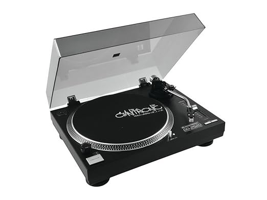 OMNITRONIC DD-2520 Schwarz – Plattenspieler (12 W, 115/230, 50/60 Hz, Schwarz, 11 kg, 450 x 350 x 155 mm)
