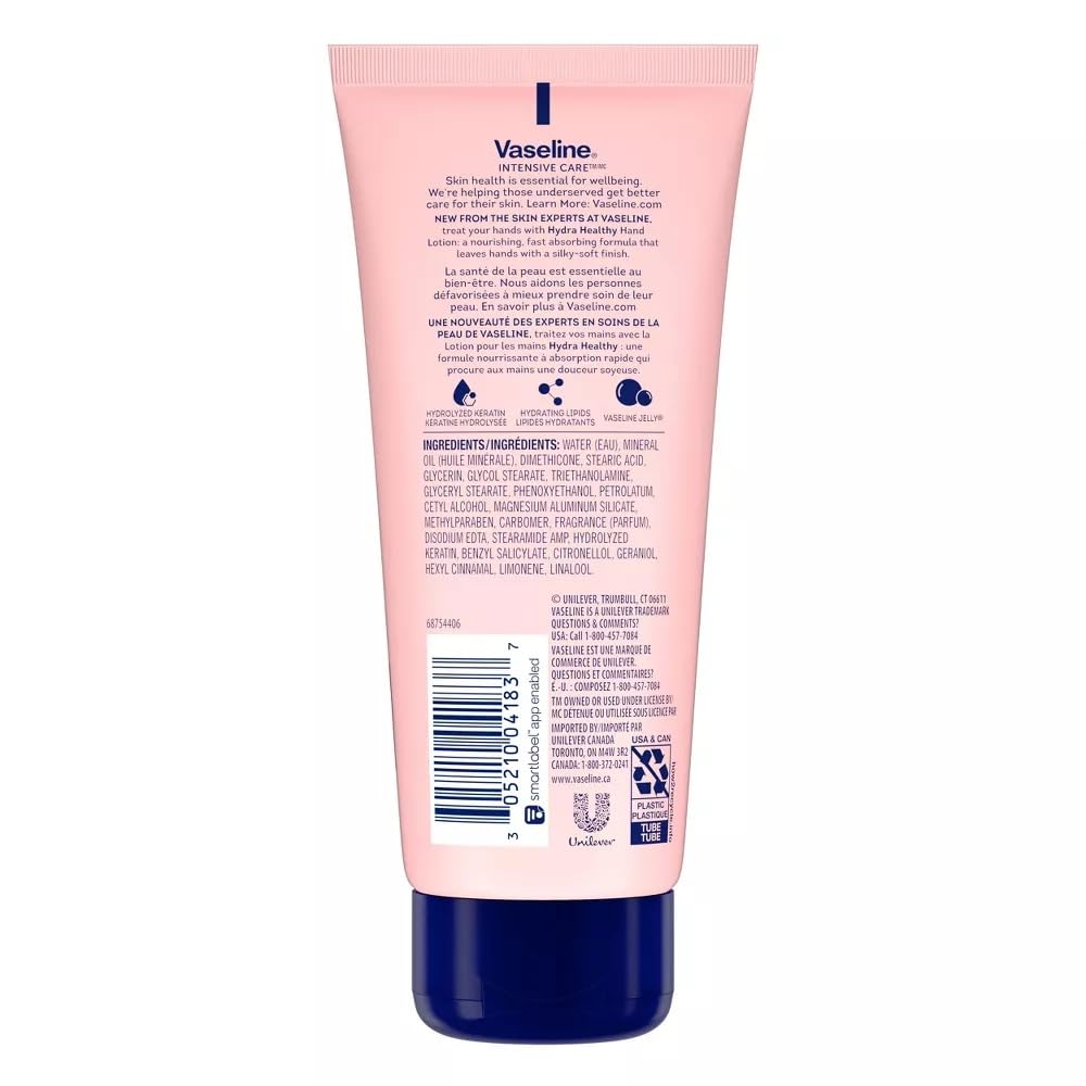 Healthy Hand and Nail Conditioning Lotion by Vaseline for Unisex - 3 oz Hand Lotion