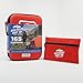 Super Sole Kit (135Piece) + Bonus Kit - Ever-Ready Keeping Your Family Safe in Emergencies - Fully Stocked for Your Car, Home or Office with Medical Supplies - A Small Top Rated Kit You Can Trust, Red