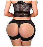 Nebility Women Butt Lifter Shapewear Seamless Body Shaper Panty Rear Holes Booty Enhancer Briefs
