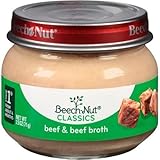 Beech Nut Homestyle Stage 1 Beef and Beef Broth Baby Food 2.5 Oz 6 Packs