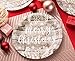 144 Piece Merry Christmas Party Plates, Napkins, Cups, Cutlery, Wood Plank Design Dinnerware (Serves 24)