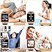 Padgene Bluetooth Smartwatch,Touchscreen Wrist Smart Phone Watch Sports Fitness Tracker with SIM SD Card Slot Camera Pedometer (Black (Black Band))