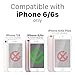VENA iPhone 6S Wallet Case, vCommute Drop Protection Flip Leather Cover Card Slot Holder with Kickstand for Apple iPhone 6 6S (Space Gray, Black)