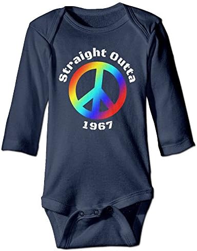 Lmiongh Baby Boys Girls Straight Outta 1967 Long-Sleeve Crawling Clothes