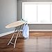 Homz Professional Ironing System, 48.5 x 18.3 x 39.2 Inches, Platinum Leg with Khaki Cover