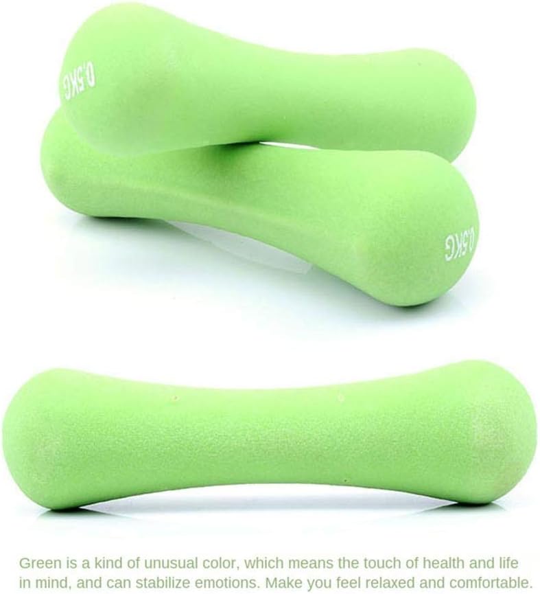 ZABB Women Dumbbell Fitness Training Equipment Hand Weight with Non-Slip Grip for Home Exercise