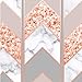 BAISRKE Galaxy Note 9 Case, Shiny Rose Gold Marble Wave Geometric Case Slim Soft TPU Rubber Bumper Silicone Protective Phone Case Cover for Galaxy Note 9 (Pink)