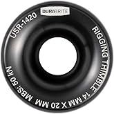 DuraBrite Rigging Thimbles, Arborist Rigging Rings, Tough and Lightweight, High sidewall to Hold Rope, 6061 Aircraft Aluminum, USR-1420