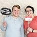 Big Dot of Happiness School Reunion Photo Booth Props Kit - 20 Premium Cardstock Party Accessories, Class Memory Picture Props with Sticks