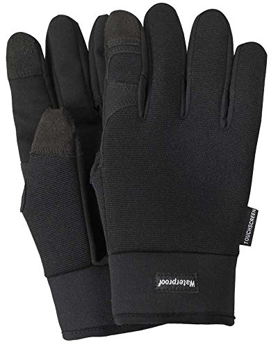 Illinois Glove Company 82LB Waterproof Touchscreen Mechanics Glove, 3M Thinsulate lined, Neoprene Cuff, L, Black