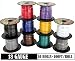 GS Power 18 Gauge Ga, 10 Rolls of 100 Feet (Total of 1000 ft) Car Audio Video Primary Remote Turn on Hook up Trailer Wire (Cable Set Color: Black Red Blue Green Brown Orange Grey Purple White Yellow)
