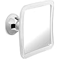 MIRRORVANA Fogless Shower Mirror for Shaving with Upgraded Suction, Anti Fog Shatterproof Surface and 360° Swivel - 6.3" x 6.3"