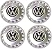 NEW 4pcs. 1998-2005 VW BEETLE BUG wheel center caps 1C0 601 149 A Nice SET