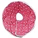 Bolbove Pink Dots Pet Soft & Stylish Cone Recovery E-Collar for Dogs & Cats (4#)