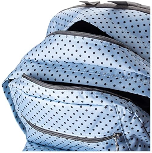 jansport 2100 inch blue polka dot backpack Big Student Two spacious main compartments give you plenty of room for books JanSport Big Student Backpack -