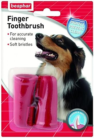 Beaphar UK Finger Toothbrush (2 Pack) (May Vary)