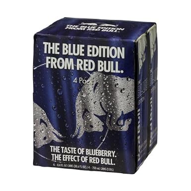 Red bull the Blue edition Energy drink - 4 ct (611269402186)