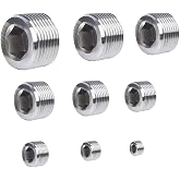 Yoebor Metric Stainless Steel 304 Hex Socket Countersunk Pipe Plug Kit 18pc