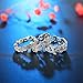 3 PCS Filigree Band Bridal Sets - Hollow Floral Vine Swirl Wave Promise Eternity Wedding Band Stackable Rings for Women