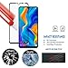 [2-Pack] Pulen for Huawei (P30 Lite) Screen Protector,HD Clear Full Screen Coverage Anti-fingerprints 9H Hardness Tempered Glass for Huawei P30 Lite,Lifetime Replacement (Black)