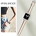OULUCCI Compatible Apple Watch Band 38mm 40mm, Top Grain Leather Band Replacement Strap for iWatch Series 4,Series 3,Series 2,Series 1,Sport, Edition