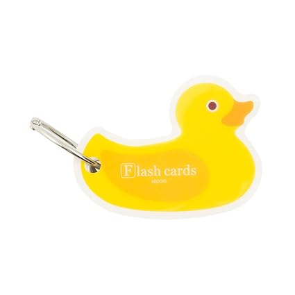 Flash Cards: Blank, Pig Shaped Pack on Carry Ring