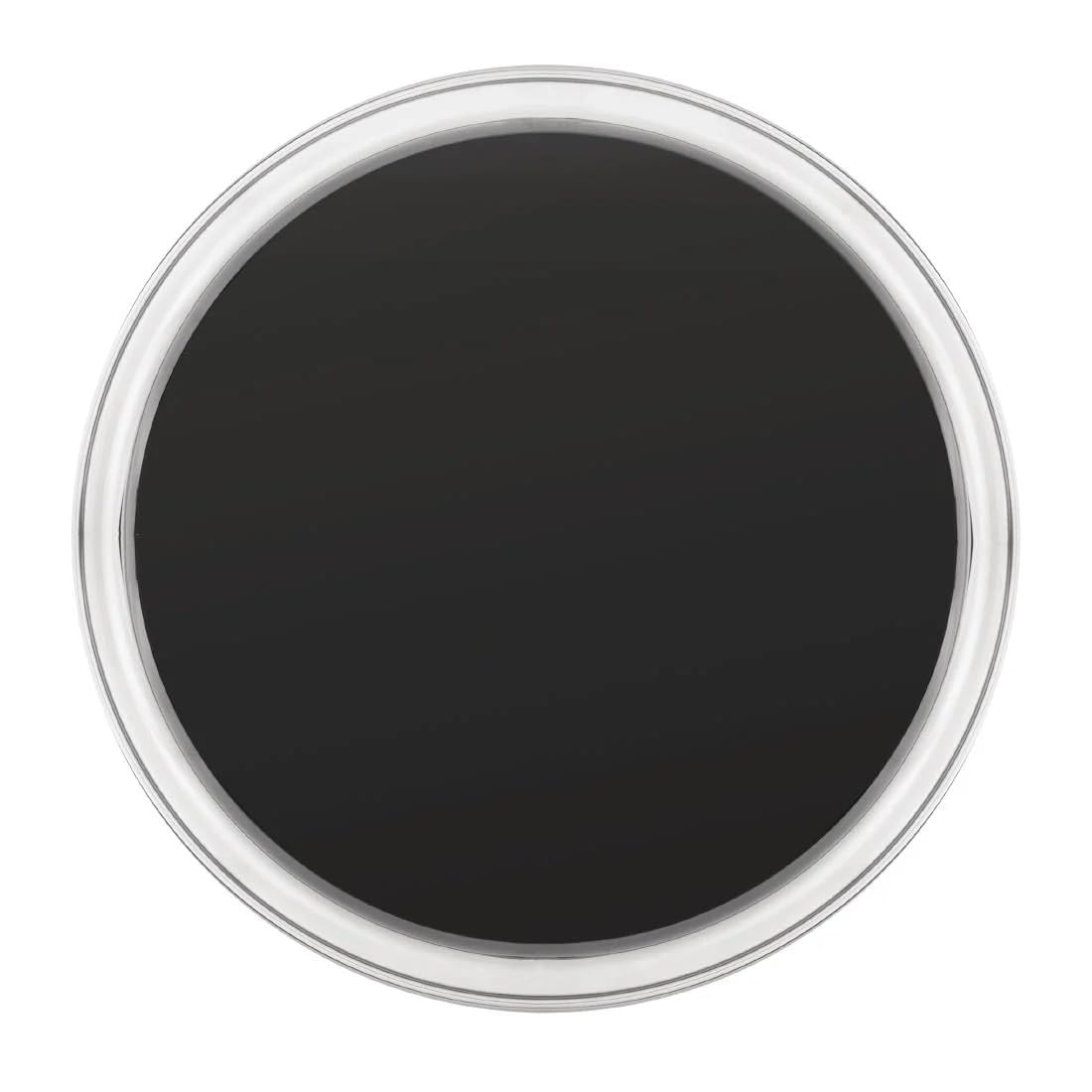 Olympia Stainless Steel Round Non-Slip Bar Tray for Drinks 305mm - DP207