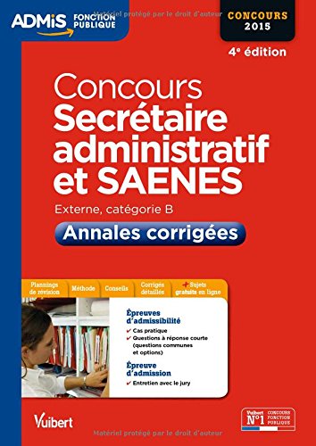 Concours secrétaire administratif et SAENES