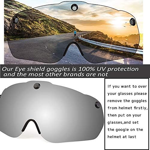 KINGBIKE DOT Bicycle Helmet CPSC Certified Detachable Eye Shield