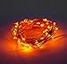 Hometown Evolution, Inc. Fairy Lights- 6 Foot Battery Powered Micro LED on Copper Wire - Orange
