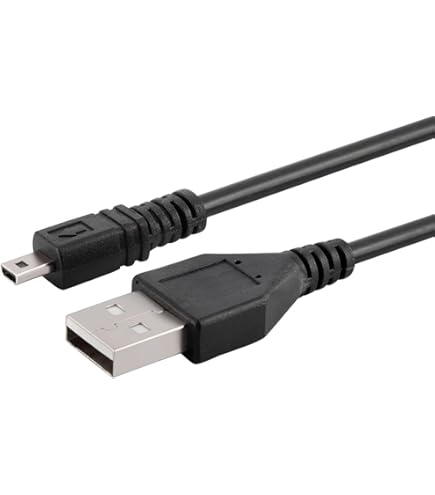 Amazon.com: Eeejumpe Black USB 2.0 A to 8-Pin Mini B Cable w