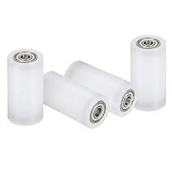 uxcell 4Pcs Nylon Roller Wheel with