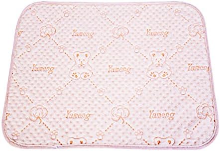 Bocks Baby Changing Pad, Baby Pee Pad, 14" X 20" Waterproof Reusable Pad, Anti-Slip Incontinence Pad, for Bed Wetting Changing Pad with Soft Colorful Cotton Surface, Breathable Cotton Layer