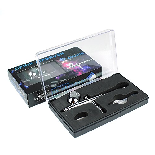 OPHIR Dual Action Airbrush 0.3mm Nozzle Spray Gun Model Body Art Paint Tool AC004A