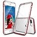 iPhone 7 Plus Case, Ringke [Frame] Dual Layered TPU + PC Bumper [Drop Protection] Clear Back Shock Absorption Fluid Curved Edge Enhance Protective Bumper for Apple iPhone 7 Plus 2016 - Blaze Red