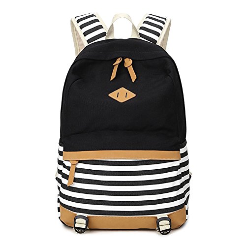 Abshoo Lightweight Canvas Backpacks for Girls School Rucksack Women