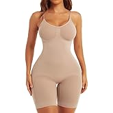 EUYZOU Shapewear Bodysuit for Women Tummy Control - Butt Lifting Fajas Full Body Shaper Seamless Thigh Slimmer Shorts