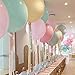 VUMSUM 36 inch Pastel Balloons for Parties 5 pcs Macaron Latex Balloons for Birthday Wedding Engagement Anniversary Christmas Festival Picnic or Any Friends & Family Party Decorations-Multicolored