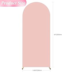 Wokceer 4FT Wedding Arch Cover Spandex Fitted