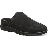 BEARPAW Men's Bruce Slipper | Men's Classic Suede | Men's Slip On Shoes | Comfortable Casual Shoes