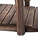 BestMassage Garden Wooden Bridge Outdoor Patio Pond Arch Walkway Path Structure Stained Finish Decorative 5