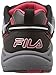 Fila Men's Headway 6-M, Castlerock/Black Red, 12 M US