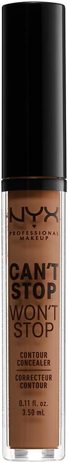 NYX Concealer Can't Stop Won't Stop Contour Cappuccino 24HR Matte view 2