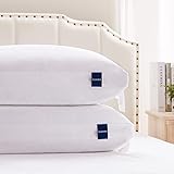 Accuratex Premium Pillows for Sleeping Standard Size Set of 2,Adjustable Shredded Memory Foam Pillow Core Hybrid with Fluffy 