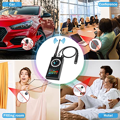 FOWARD GAUSS Hidden Camera Detector, Anti-Spy Detector, Handheld RF Scanner, RF Signal Detector, Interception Device Detector, GPS Detector for Locators